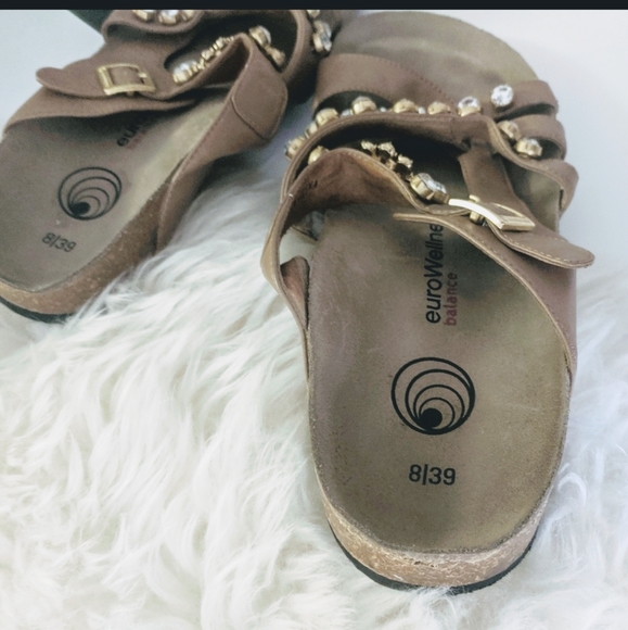 Festival Cork Comfort Sandals 8 39 Bling Vacation - Picture 4 of 8